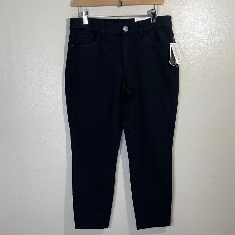 NWT Christopher & Banks Black Ankle Jeans